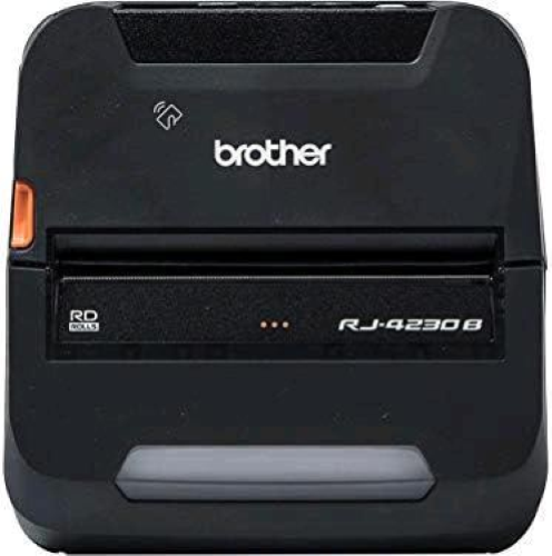 Brother RuggedJet RJ-4230BL - Stampante per scontrini - termico diretto - Rotolo (11,3 cm) - 203 dpi - fino a 127 mm/sec - USB 2.0, NFC, Bluetooth 4.2